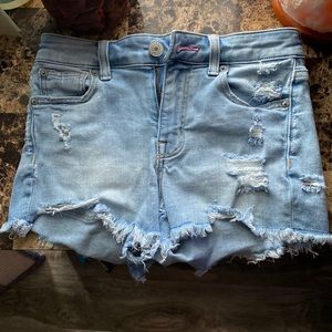 American Eagle High-Rise Ne(x)t Level Stretch Jean Shorts